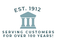 Est. 1912 - Serving customers for over 100 years!